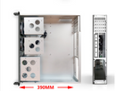 TGC Rack Mountable Server Chassis 2U 390mm Depth, 4x Int 3.5" Bays, 4x Low Profile PCIE Slots, MATX MB, ATX PSU