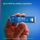 Western Digital 1TB Blue SN5000 WDS100T4B0E M.2 2280 NVMe PCIe 4.0 SSD