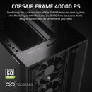 Corsair Frame 4000D RS TG Modular Mid-Tower E-ATX Case - Black