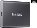 SAMSUNG SSD T7 1TB Portable External SSD, Up to USB 3.2 Gen 2, Grey
