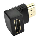4K Adapter HDMI-compatible 90 Degree Right-angle Male To Female Adapter