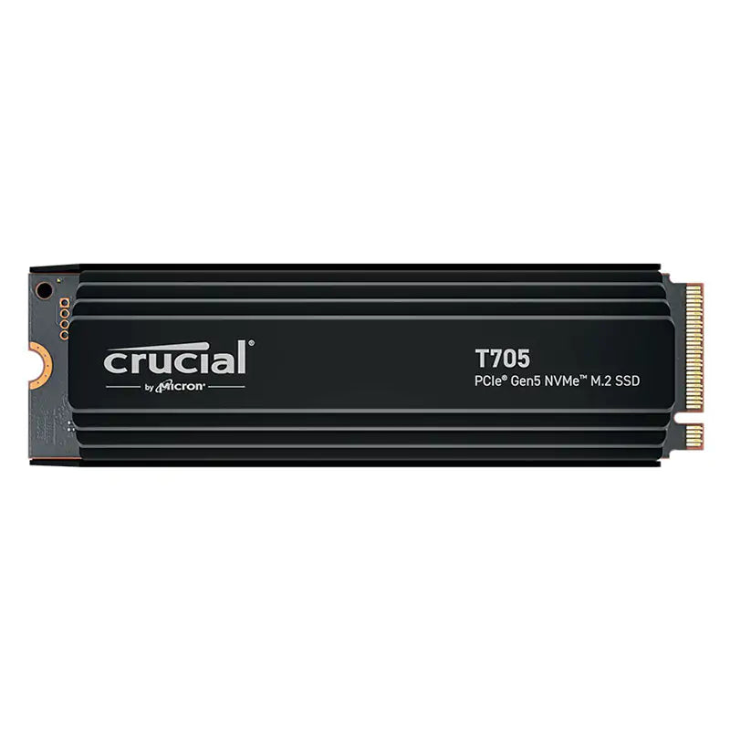 Crucial T705 2TB PCIe 5.0 2280 M.2 NVMe SSD - with Heatsink