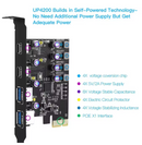 PCI Express Card 2*USB3.0&2*USBC 5Gbps USB3.2 Gen1 USB3.0 PCIE Expansion Card