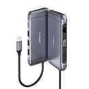 mbeat Elite X9 9-in-1 Multifunction USB-C Docking Station HDMI, VGA, USB-C PD, USB 3.0 x 3
