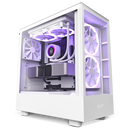 NZXT H5 Elite TG Premium Compact Mid Tower ATX Case - White