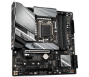Gigabyte Z590M Gaming X Intel Micro ATX Motherboard, 4x DDR4 ~128GB, 2x PCI-E x16, 1x PCI-E x1, 2x M.2, 6x SATAIII, 1x USB-C. 5x USB 3.2