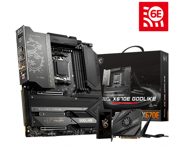 MSI MEG X670E GODLIKE AMD Ryzen™ 7000 Series Motherboard