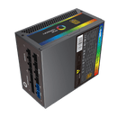 GAMEMAX RGB1050-Rainbow 1050W Fully Modular 80+ Gold Certified with RGB Light
