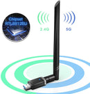 EDUP Dual Bank Wireless AC 1300M USB Adapter with High Gain Antenna