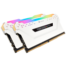 Corsair Vengeance RGB PRO 16GB (2x8GB) DDR4 3200MHz C16 Desktop Gaming Memory White