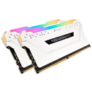 Corsair Vengeance RGB PRO 32GB (2x16GB) DDR4 3200MHz C16 Desktop Gaming Memory White