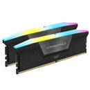 Corsair 32GB (2x16GB) CMH32GX5M2B5600C36K Vengeance RGB C36 5600MHz DDR5 DRAM - Black