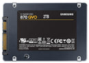 Samsung 870 QVO 2TB,V-NAND, 2.5". 7mm, SATA III 6GB/s, R/W(Max) 560MB/s/530MB/s 720TBW, 3 Years Warranty
