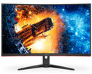AOC C32G2E 31.5" Curved 1ms 165Hz Full HD FreeSync Ultra Narrow Border Gaming Monitor - DP x 1, HDMI x 2, VGA x1. VESA100mm