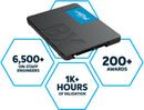 Crucial BX500 480GB 2.5' SATA3 6Gb/s SSD - 3D NAND 540/500MB/s 7mm 1.5 mil MTBF 3yr wty Acronis True Image Solid State Drive