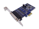 Sunix IPCE3204S PCIE 4-Port 3 in 1 RS 232/422/485 Surge Protection Card with DB9M connector