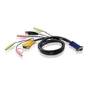 Aten 1.8m USB KVM Cable with Audio to suit CS173xB, CS173xA, CS175x'