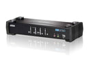 Aten 4 Port USB DVI KVMP Switch with Audio and USB 2.0 Hub - Cables Included