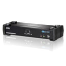 Aten 2 Port USB Dual-Link DVI KVMP Switch with 7.1 Audio and USB 2.0 Hub - Cables Included