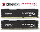 Kingston HyperX Fury 8GB (2x4GB) DDR4 UDIMM 2666MHz CL16 1.2V Unbuffered ValueRAM Double Stick Kit Gaming Desktop PC Memory ~HX426C15FBK2/8