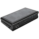 Targus USB 3.0 Dual Video 4K Docking Station with 90W Power 2xDVI 2xHDMI 1x USB-C 4x USB 3.0, 1xAudio In/Out for PCs, Macs, and Android Devices