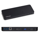 Toshiba Port Replicator Thunderbolt 3 Dock Front 2xUSB-C 1xUSB3.0 Back 3.xUSB3.0 1xUSB-C 2xHDMI DP VGA miniDP RJ45 LAN for Portege X20 X30 Tecra X40