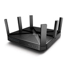 TP-Link Archer C4000 AC4000 4000Mbps Wireless Tri-Band MU-MIMO Gigabit Router 1625Mbps@5GHz 750Mbps@24GHz 1xGbE WAN 4xGbE LAN 2xUSB 6xAntennas