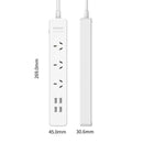 Orico 3 AC Outlets and 4 USB Charging Ports Power Strip