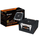 Gigabyte AP850GM AORUS 850W ATX PSU Power Supply 80+ Gold >90% Modular 135mm Fan Black Flat Cables Single +12V Rail Japanese Capacitors >100K Hrs~900W