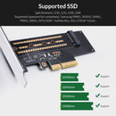 ORICO M.2 NVME to PCI-E 3.0 X4 Expansion Card