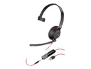 PLANTRONICS BLACKWIRE C5210 MONAURAL UC USB HEADSET W/3.5MM