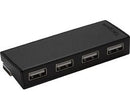 Targus 4-Port Smart USB Hub Self-Powered with 480 Mbps Transfer Rate Work With USB-C Laptops and Tablets
