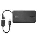 Targus USB 3.0 & USB-C Dual Travel Dock Connects 2 monitors, 1x HDMI 1x VGA, Supports Projectors and HDTVs, PCs, Macs, and Android Devices