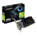 Gigabyte nVidia Geforce GT 710 2GB DDR5 PCIe Graphic Card 4K 2xDisplays HDMI DVI Low Profile Fan 954MHz