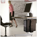 Brateck Adjustable Under-Desk ATX Case Mount with Sliding track, Up to 10kg,360° Swivel