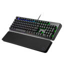 Cooler Master Masterkeys CK550 RGB Mechanical Keyboard with Wrist Rest, Brushed Aluminum Design, Minimalistic Design, Software&Hardware Programmable