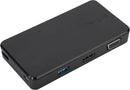 Targus USB 3.0 & USB-C Dual Travel Dock Connects 2 monitors, 1x HDMI 1x VGA, Supports Projectors and HDTVs, PCs, Macs, and Android Devices