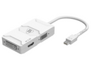 Biaze 3-In-1 Mini DP DisplayPort to VGA DVI Converter Video Adapter Cable for Mac/PC ( Max Resolution 4Kx2K through HDMI Port)