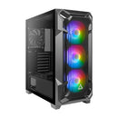 Antec DF600 FLUX High Airflow, ATX, Tempered Glass with 3x ARGB Fants in Front, 1x Rear, 1x PSU Shell