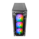 Antec DF600 FLUX High Airflow, ATX, Tempered Glass with 3x ARGB Fants in Front, 1x Rear, 1x PSU Shell