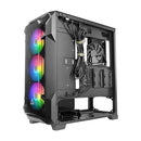 Antec DF600 FLUX High Airflow, ATX, Tempered Glass with 3x ARGB Fants in Front, 1x Rear, 1x PSU Shell