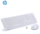 HP CS10 Wireless Keyboard Mouse Combo Gaming Office Mice & Keyboard Combo White/Black