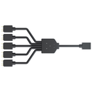 1-to-5 RGB Splitter Cable, 4-pin/12v