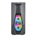 Cooler Master MasterBox K500 ARGB ATX Case, Tempered Glass Window, 2x Addressable RGB LED Fans
