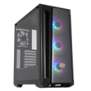 Cooler Master MasterBox MB520 ARGB ATX Case, Tempered Glass, DarkMirror Front Panel, 3x ARGB Fans