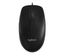 Logitech B100 Optical USB Mouse 800dpi for PC Laptop Mac Tux Full Size Comfort smooth mover 3yr wty