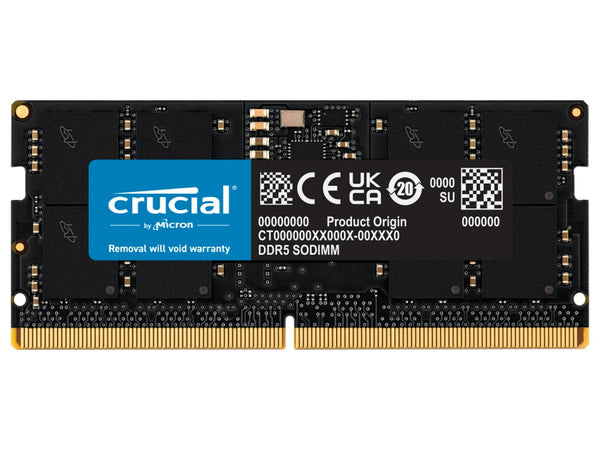 Crucial 16GB (1x16GB) CT16G56C46S5 5600MHz SODIMM DDR5 RAM