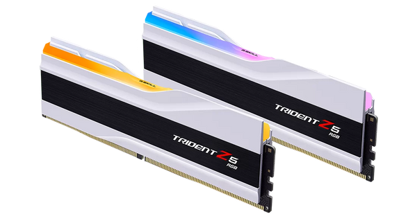 G.Skill 64GB (2x32GB) F5-6000J3636F32GX2-TZ5RW Trident Z5 RGB 6000MHz CL36 DDR5 RAM - White