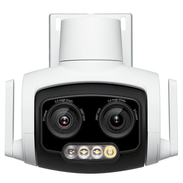 5-Megapixel Dual-Lens Zoom Full-Color AI Outdoor Wireless PTZ Camera