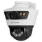 Dual 4MP PoE Outdoor Bullet and PTZ Dome Linked Full-Color Camera